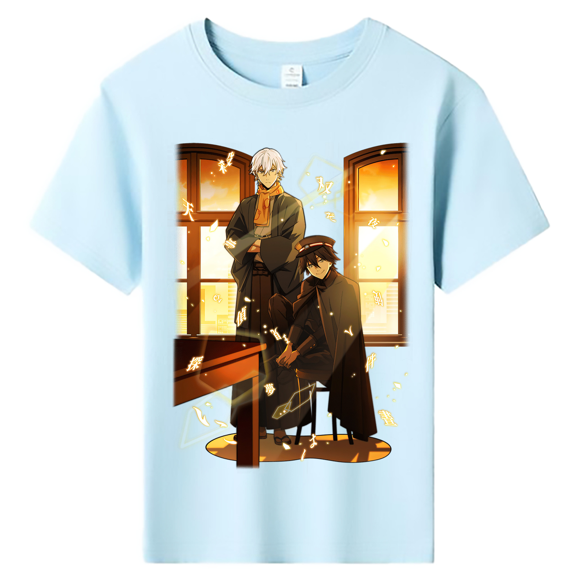 （画像用） 文豪ストレイドッグス Bungo Stray Dogs 綿100％キッズTシャツ（フロントプリント）